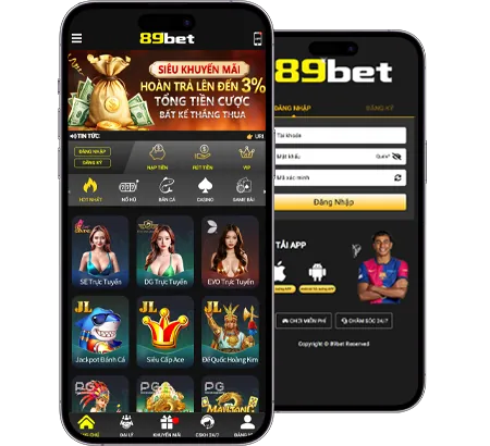 Hình ảnh ứng dụng Winclub trên điện thoại di động, thể hiện khả năng tải xuống cho cả iOS và Android.