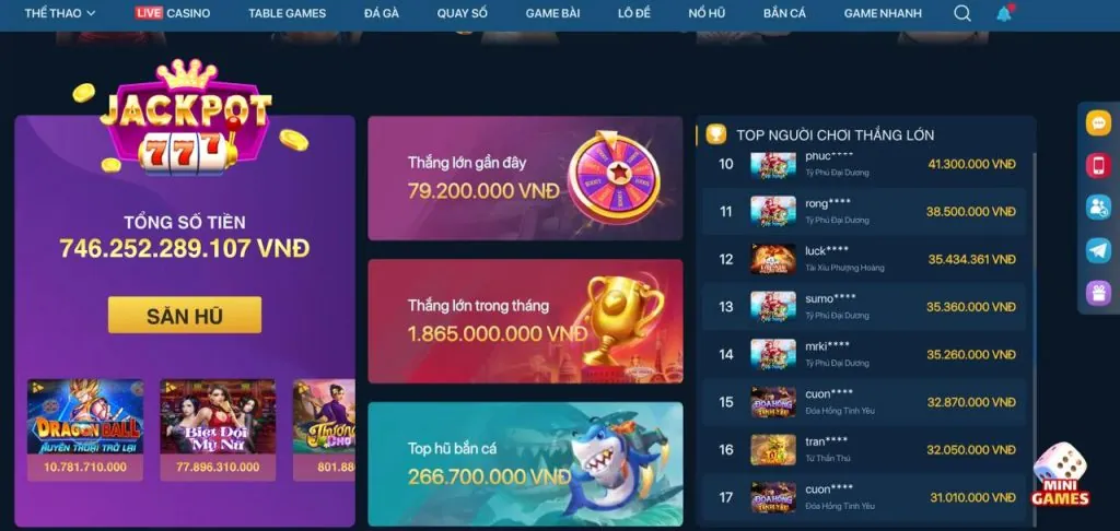 Game bắn cá giải trí tại Winclub Link Vào